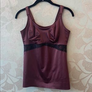 Ruby Ribbon Lace Full Support Cami
